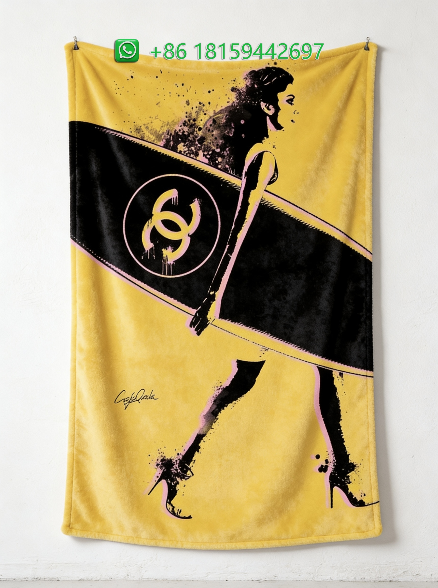 Chanel Throw Blankets
